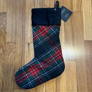 Ralph Lauren Home Plaid Stocking in Red and Green